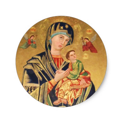 Virgin Mary and Baby Jesus Icons