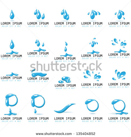 Water Drop Graphic Design