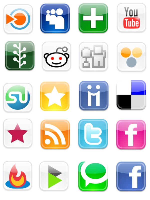 7 Web 2.0 Icons Images