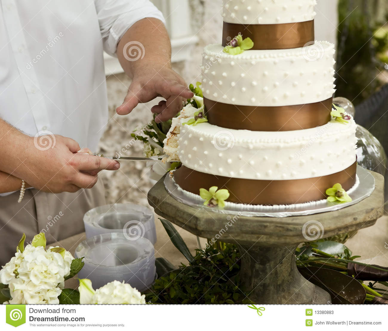 Wedding Cake Cutting