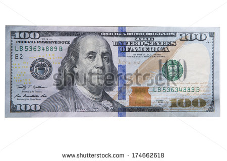 What Looks Like a Hundred Dollar Bill