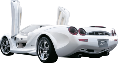 White Sports Car