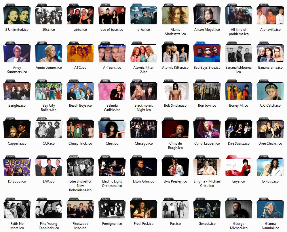 Windows Music Folder Icons Windows Music Folder Icons