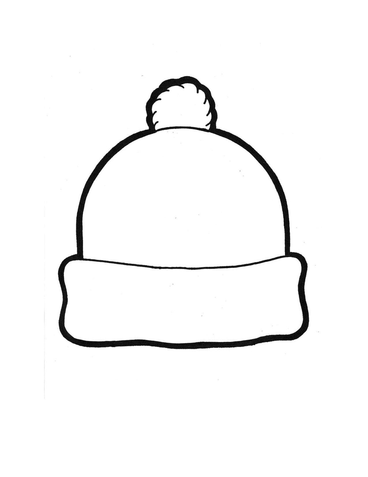 Winter Hat Template Printable
