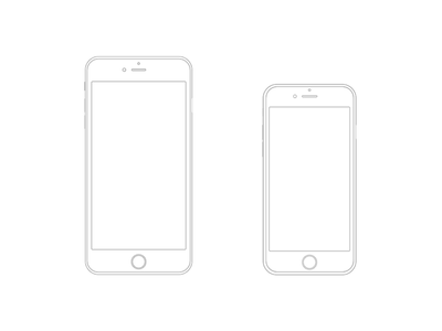 Wireframe iPhone 6 Wireframe iPhone 6