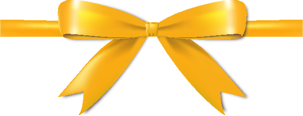 Yellow Ribbon Bow Clip Art