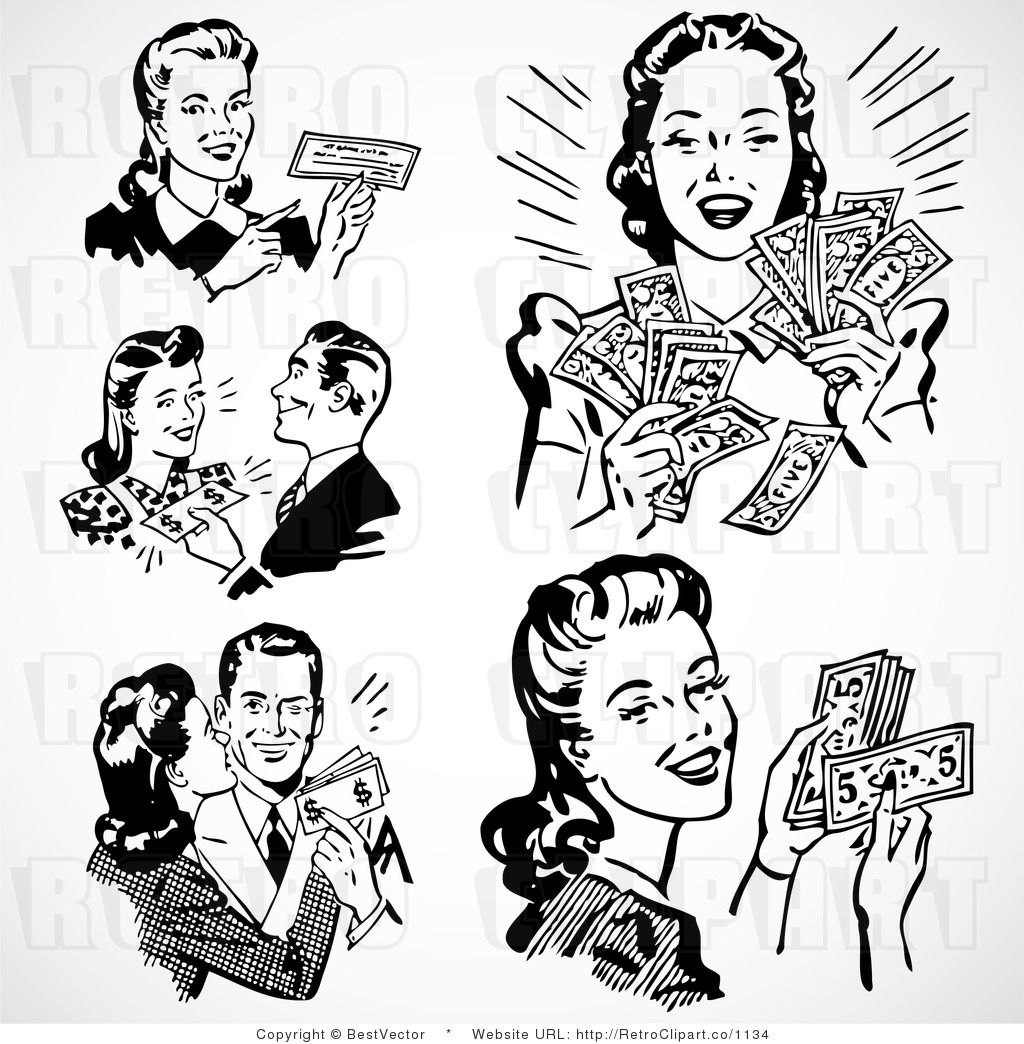 1950 Retro Clip Art