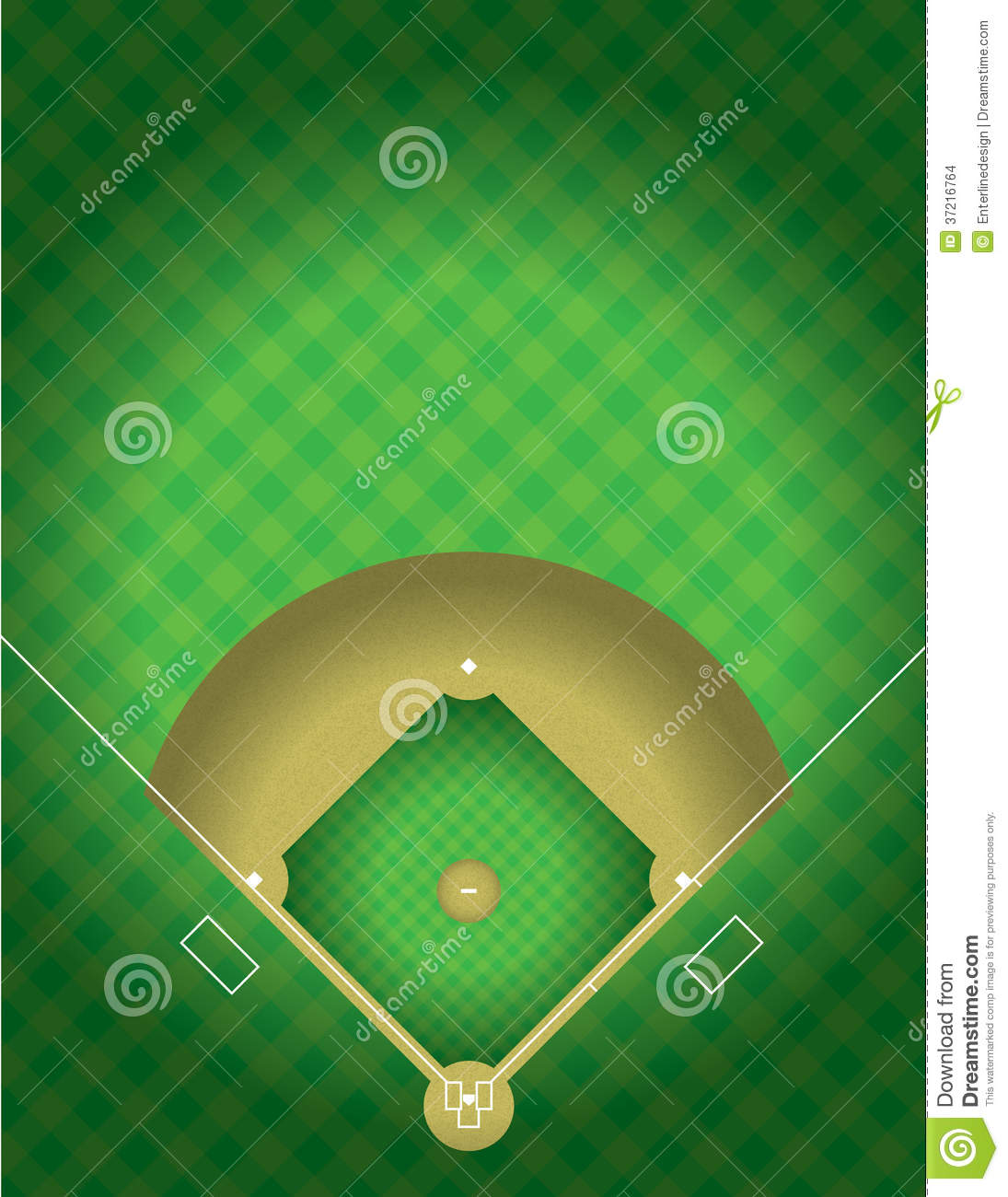 Baseball Field Vector