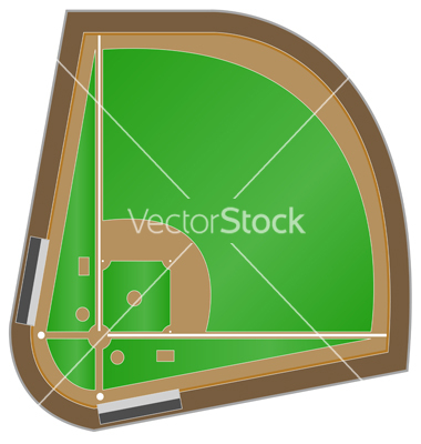 Baseball Field Vector