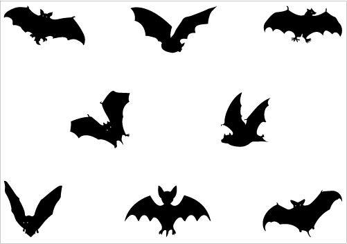 Bat Silhouette Clip Art