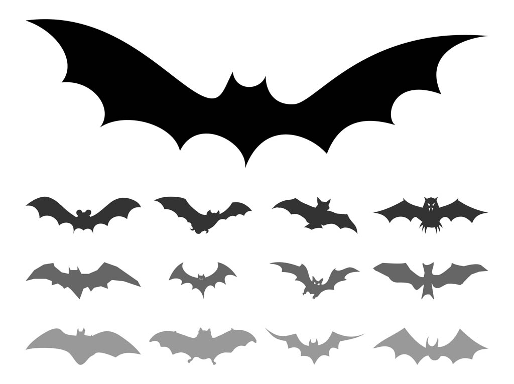 Bat Silhouette Vector