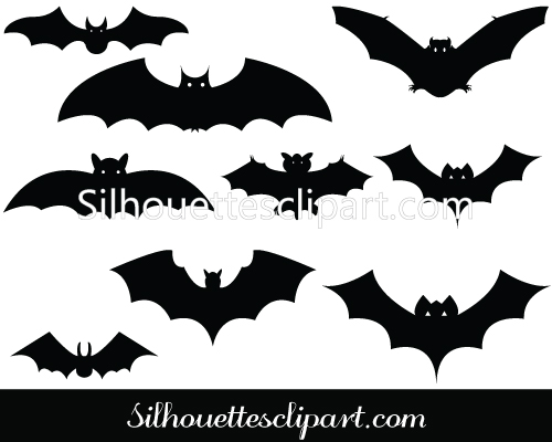 Bat Silhouette Vector