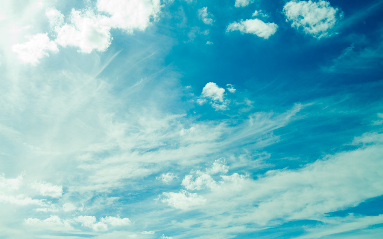 Beautiful Light Blue Sky