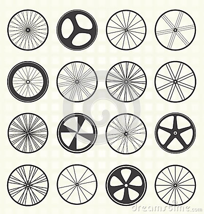 Bicycle Wheel Vector