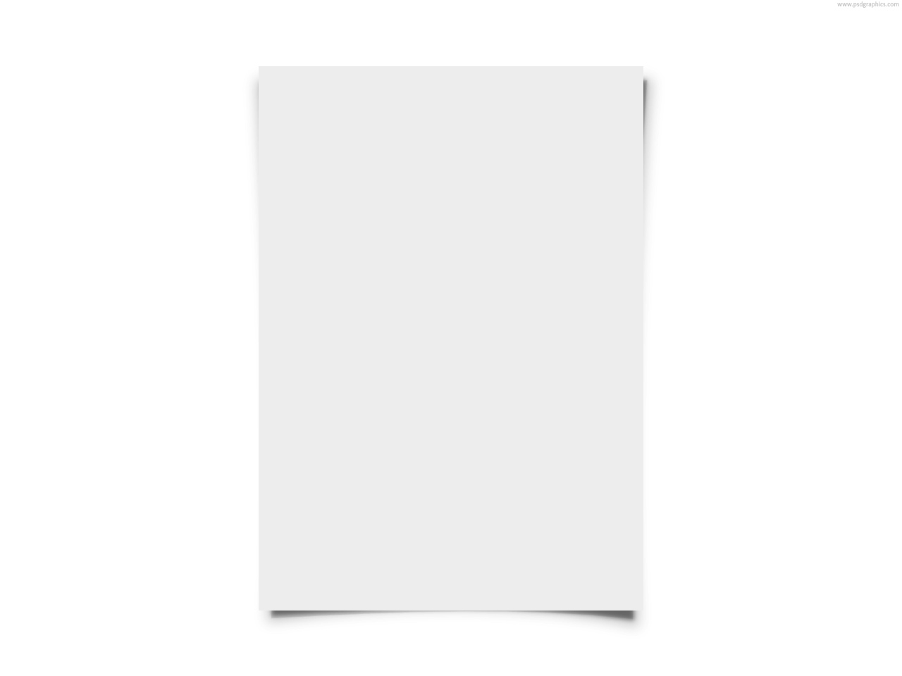 Blank White Paper