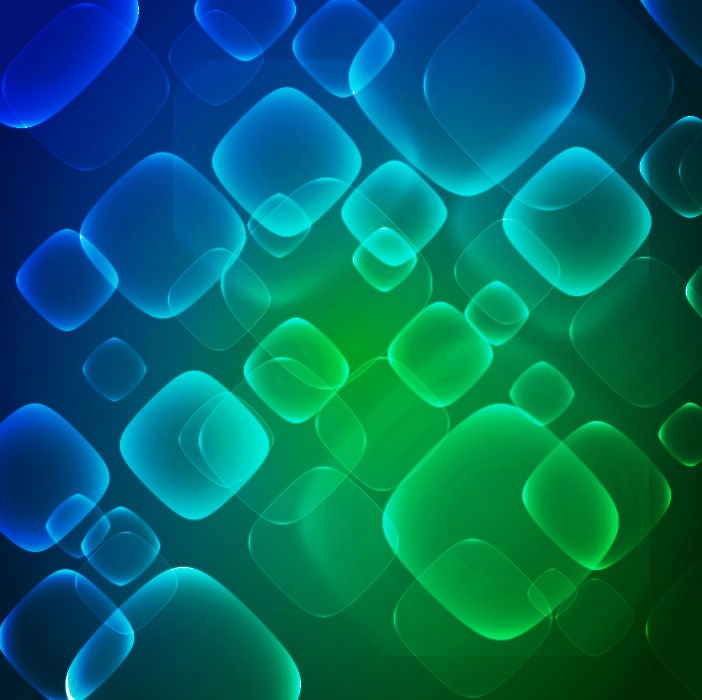 Blue and Green Abstract
