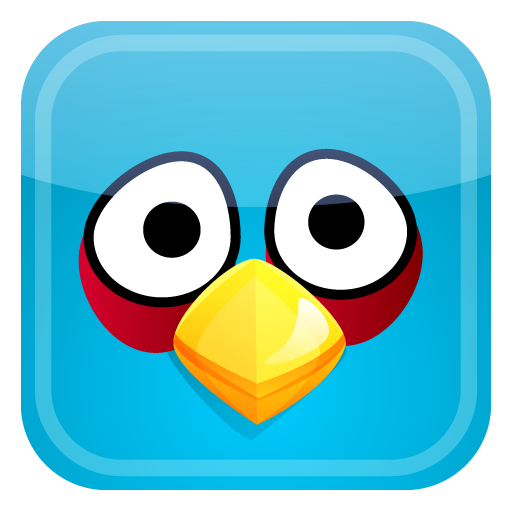 Blue Angry Birds Clip Art