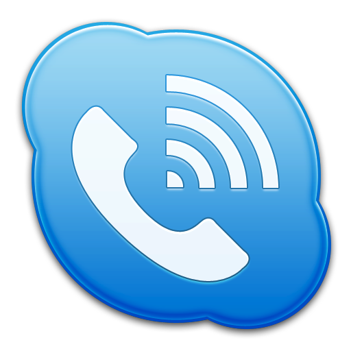 Blue Phone Icon