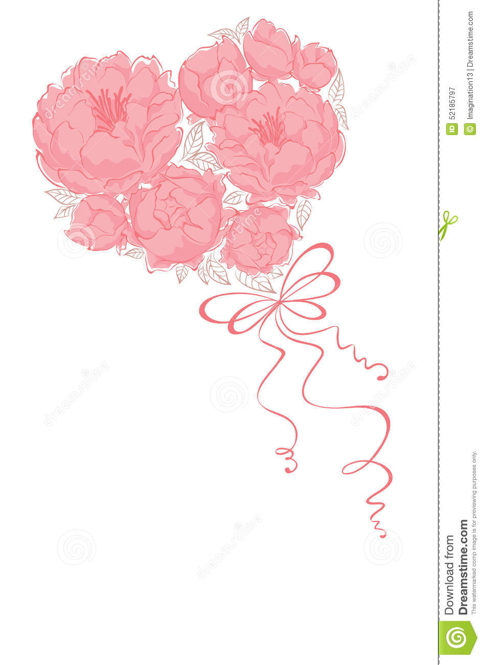 Bridal Bouquet Illustrations