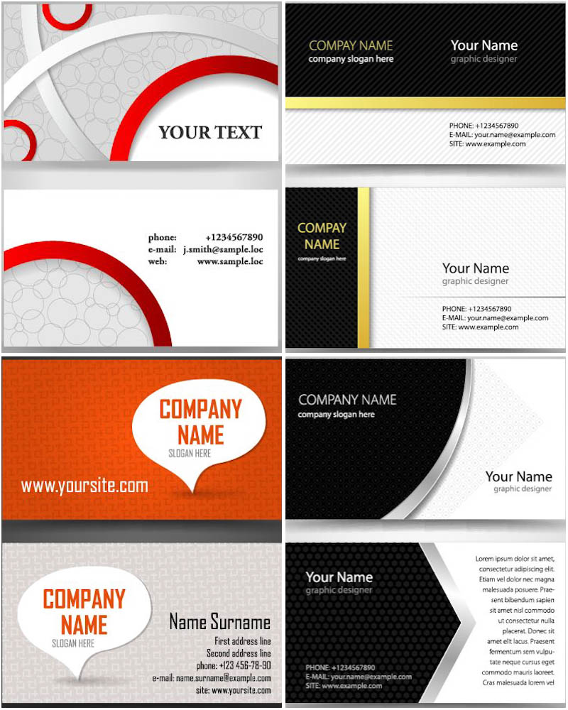 Business Card Vector