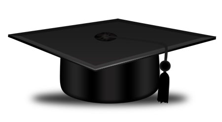 Cap Graduation Hat Template