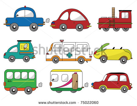 Cartoon Cars Icons