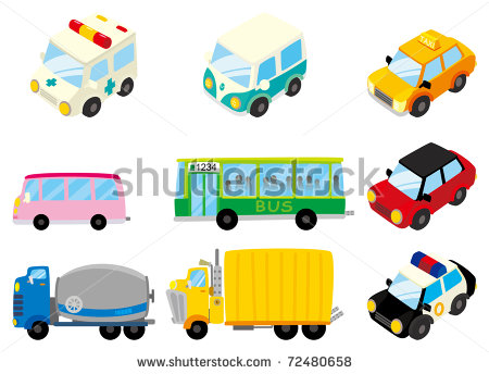 Cartoon Cars Icons