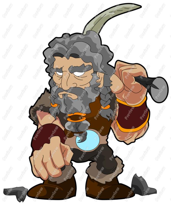 Cartoon Dwarf Clip Art