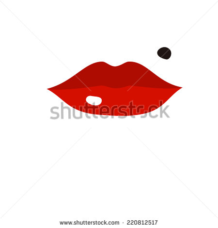 Cartoon Lips Vector