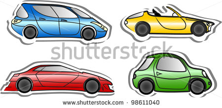 Cartoon Race Cars Templates