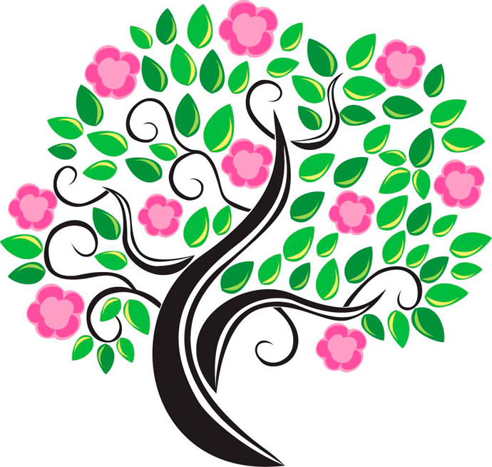 Cherry Blossom Tree Vector