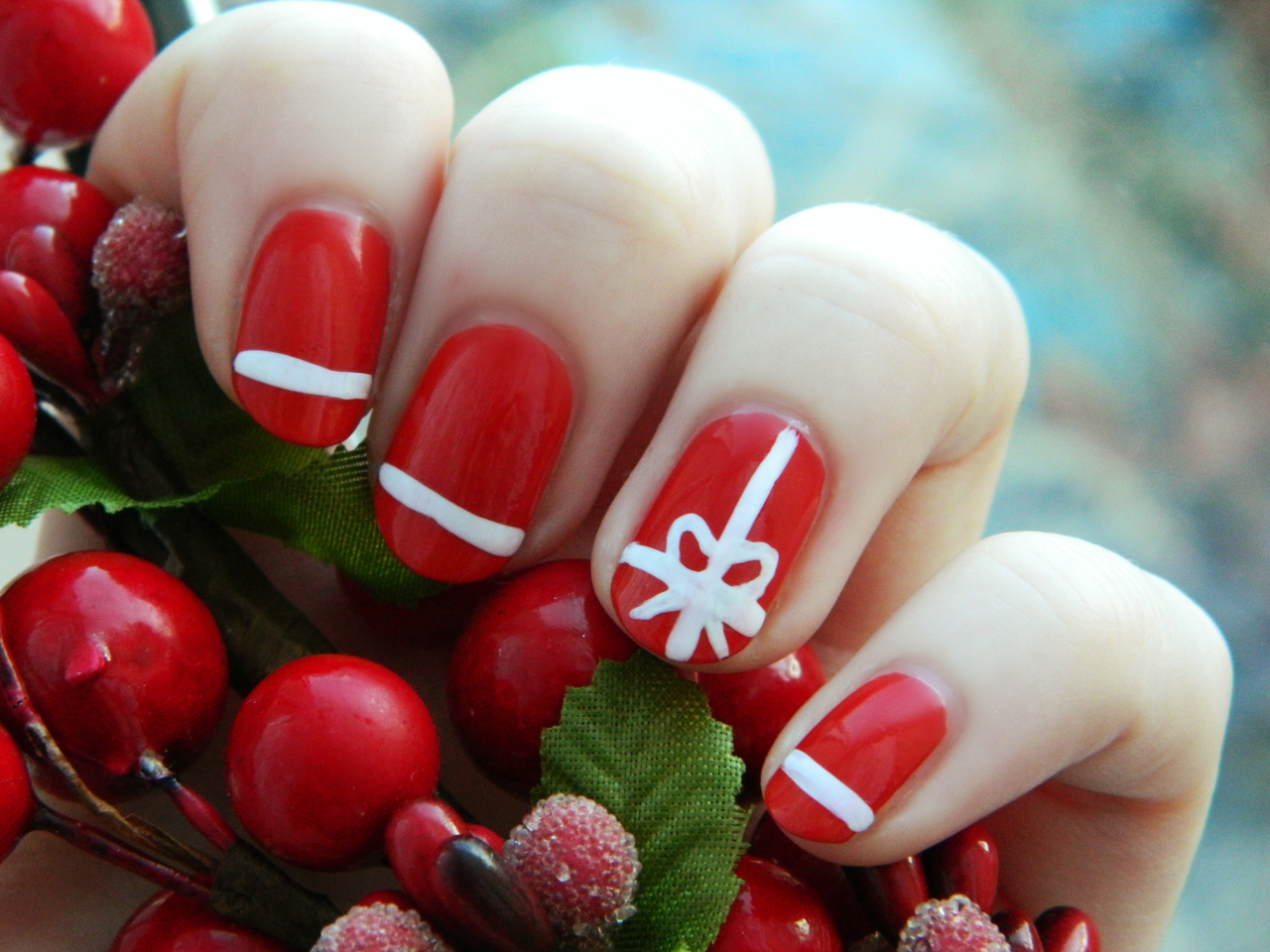 12 Christmas Nail Design Images