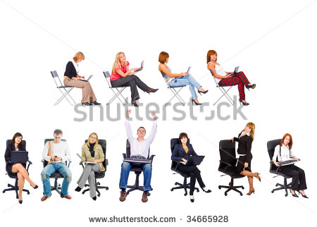 Clip Art Seated Person