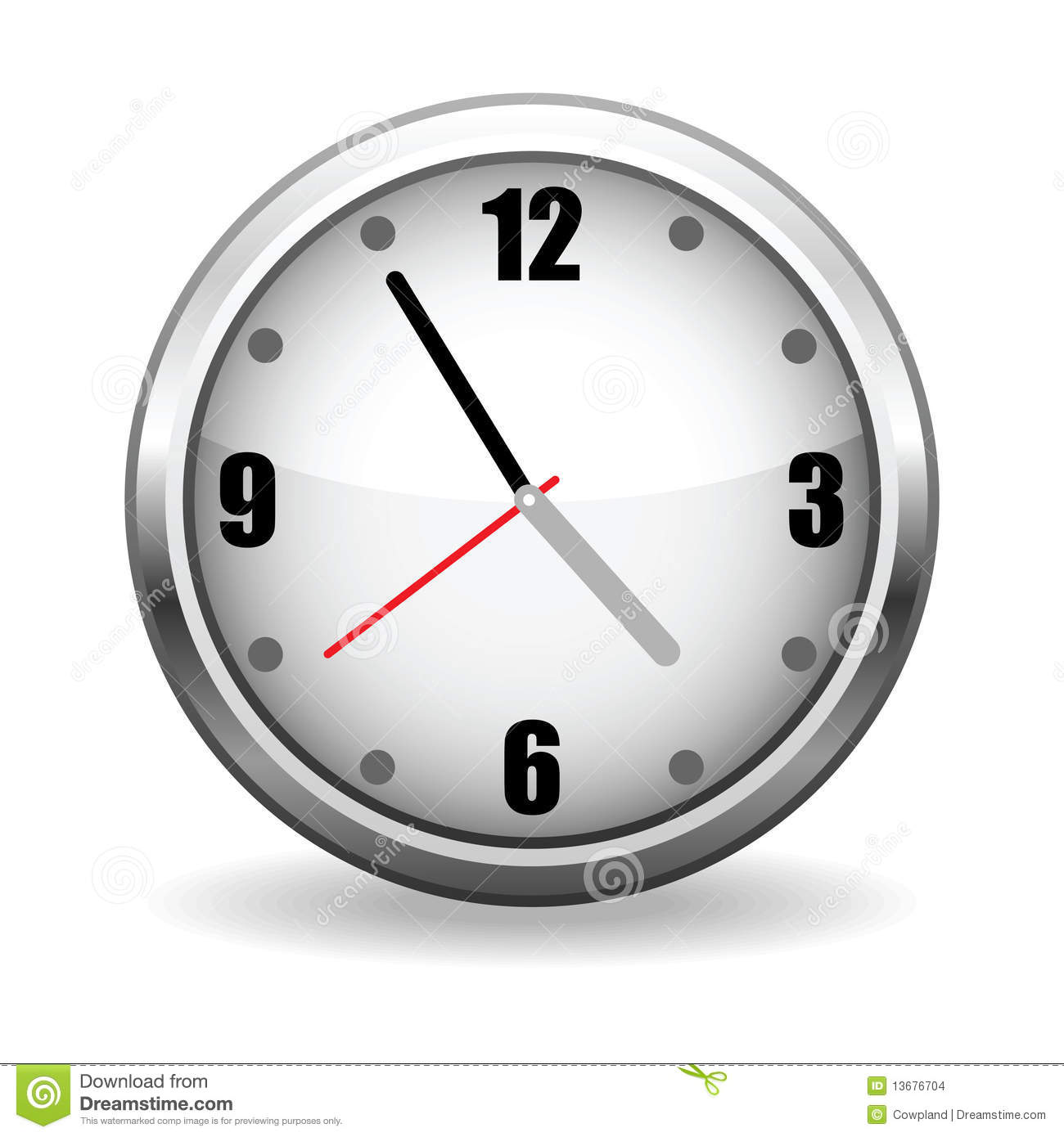 Clock Face Vector Art