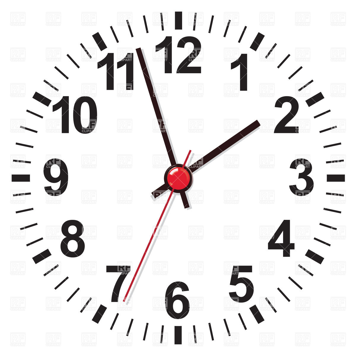 Clock Face Vector Art