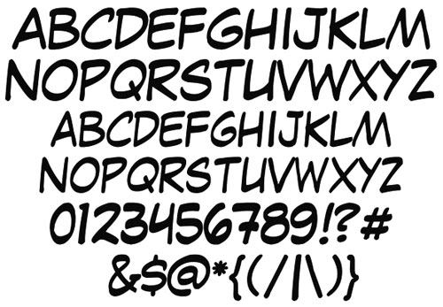 15 Comic Lettering Font Images