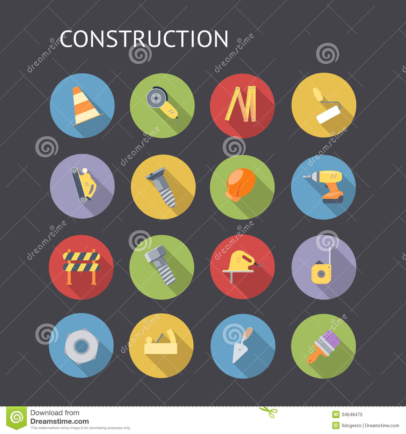 Construction Industry Icons Free