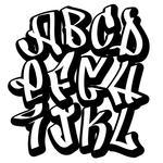 Cool Font Graffiti Alphabet Letters