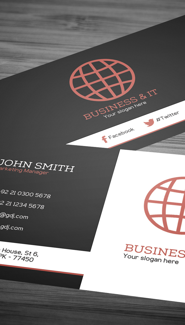 Corporate Business Card Template