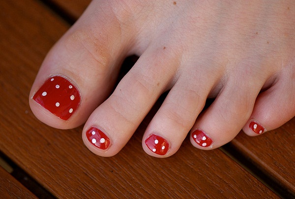 Cute Simple Toe Nail Art Cute Simple Toe Nail Art