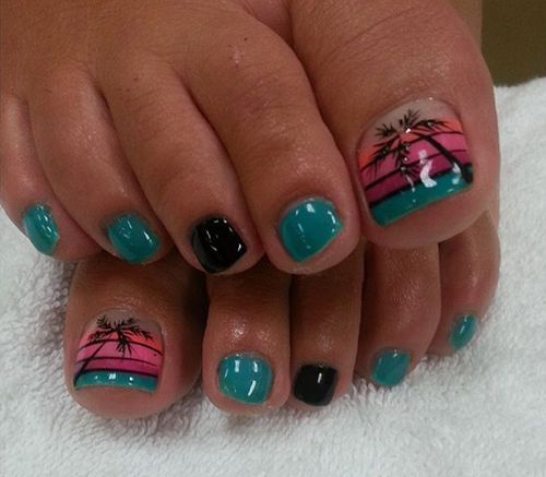 Cute Summer Toe Nail Designs