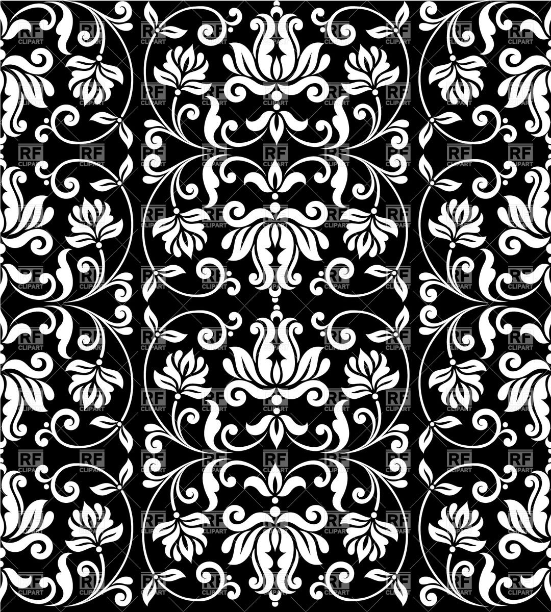 Damask Clip Arts Free Downloads