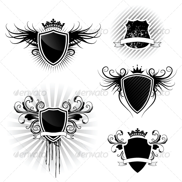 Decorative Shield Designs