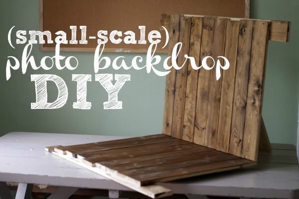 DIY Wood Backdrop Photography