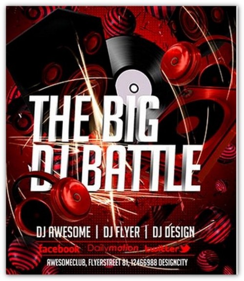 DJ Party Flyer Template