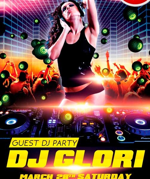 DJ Party Flyer Template