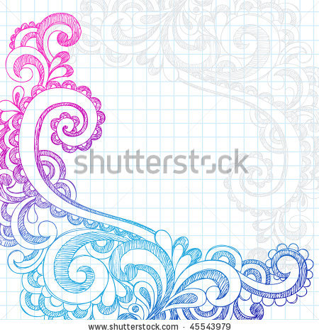 Easy to Draw On Paper Border Designs