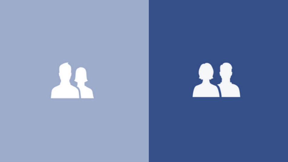 Facebook Icon Man Woman Friends