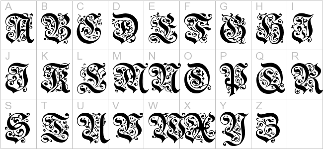 Fancy Old English Fonts Fancy Old English Fonts