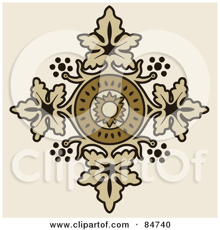 Floral Cross Design